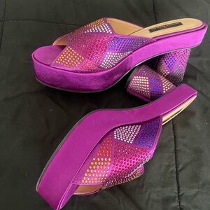 Purple Platform Women's Shoes